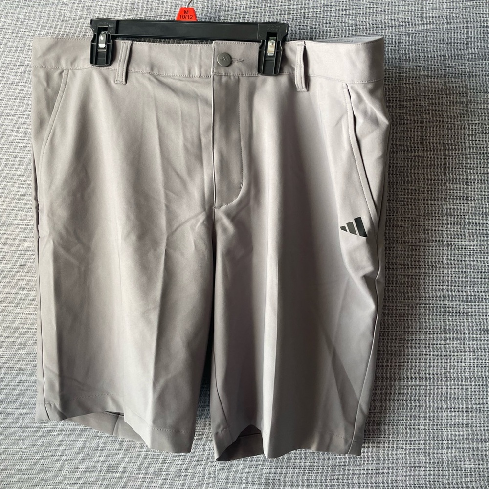 adidas Men’s Light Gray Athletic Golf Shorts